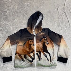 Kids / Girls lightweight horse jacket sz 7/8